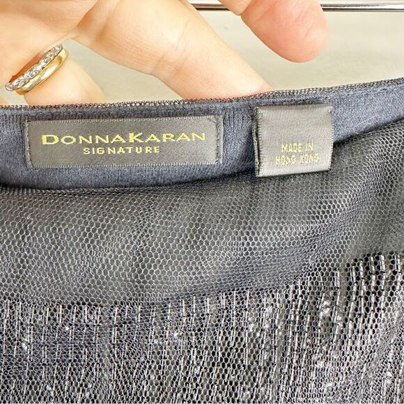 Donna Karan Tulle Chiffon Layered Maxi Skirt w/Beads and Sequins Evening Sz 6 - Picture 2 of 15